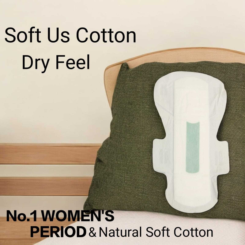 Happy Flow XL/XXL Day Night Use Active Oxygen Negative Ion Far-IR Period Pad (18 pcs) Sanitary Pad(Pack of 18)