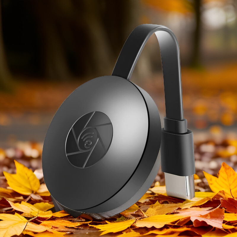 GUGGU H38_Chromecast Wireless Media Streaming: Chrome Cast HDMI Dongle Media Streaming Device(Black)