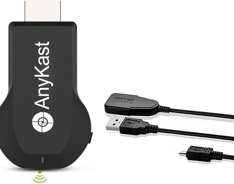 TECHEL ANYKAST WiFi Display Dongle Media (Black) vcx1 Media Streaming Device(Black)