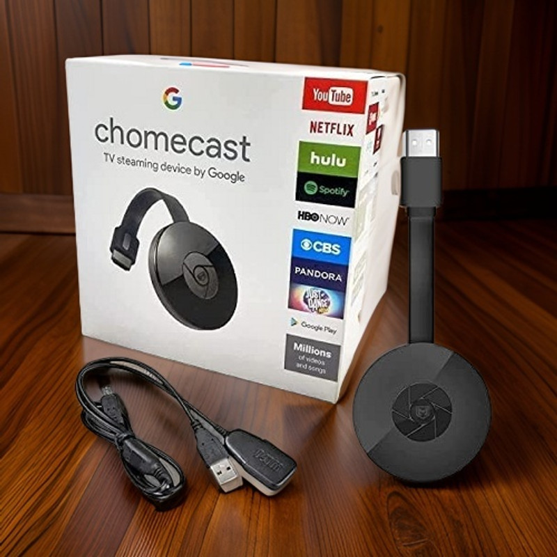 GUGGU H38_Chromecast Wireless Media Streaming: Chrome Cast HDMI Dongle Media Streaming Device(Black)