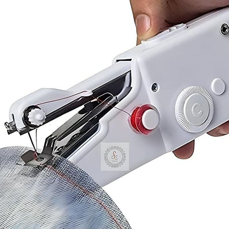Veenaaz Handy Stitch Mini Sewing Machine Portable Handheld Quick Stitch Tool Stapler Sewing Machine( Built-in Stitches 1)