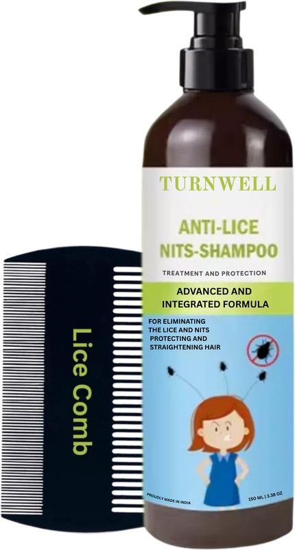 Turnwell Anti Lice Remover Shampoo with Rosemary & Neem Oil-Cleansing & Protection(150ml)(150 ml)