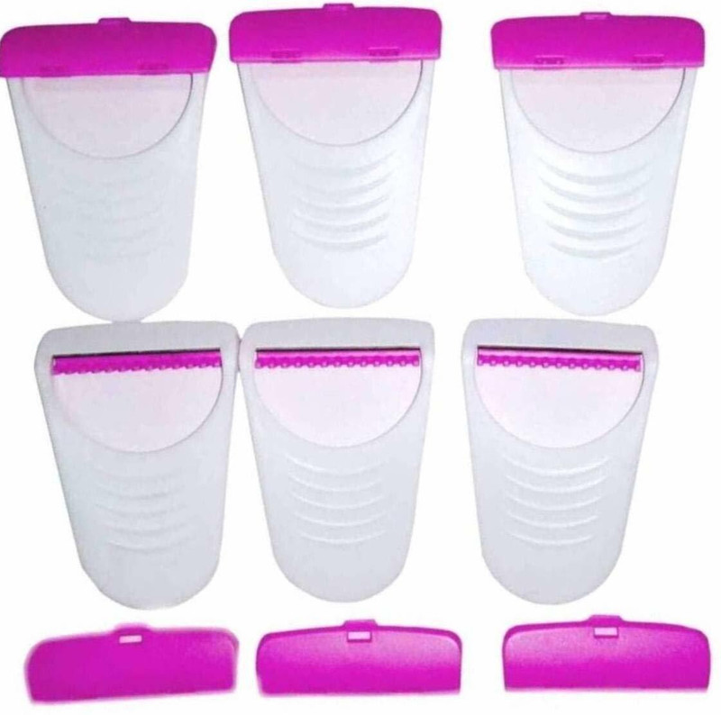NKK TRADERS Max Body Shaver Razor for Women Hair Removal Mini Shaver Remover & Bikini Razor, Women(Pack of 6)