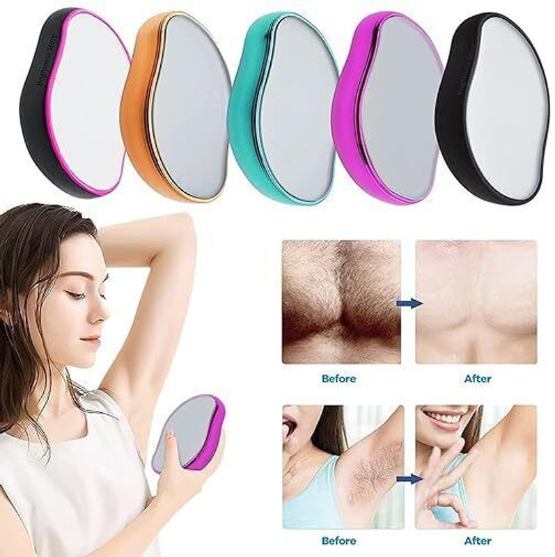 BHAKTI ENTERPRISE Crystal Hair Remover|Magic Hair Eraser|Painless Hair Remover For Legs/Hand/, Men & Women