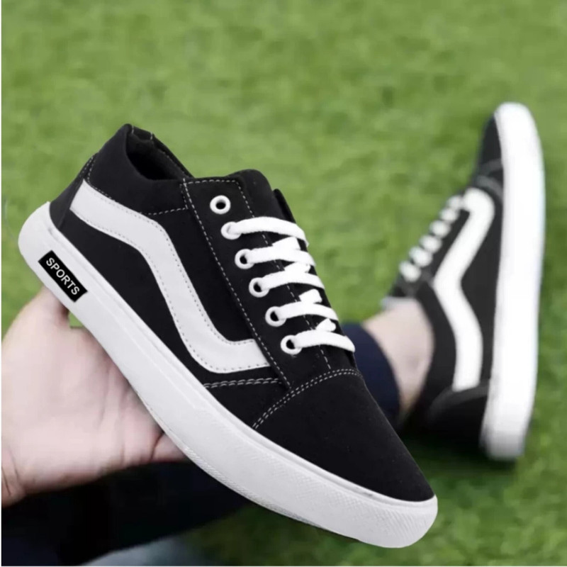 Crazyly Latest & Trending Affordable price Canvas & Casual Shoes For Men Canvas Shoes For Men(Black)