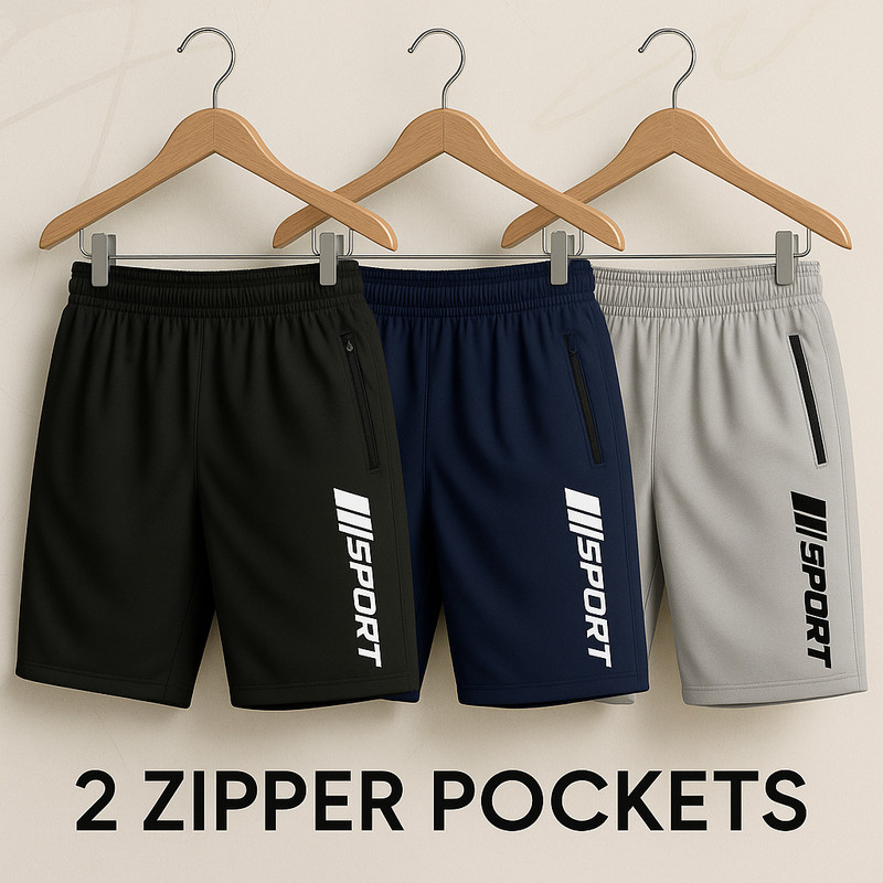 Leemak Solid Men Multicolor Basic Shorts