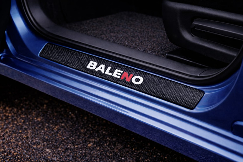 ApkiiDukan BALENO FOOTSTEP STICKER Door Sill Plate