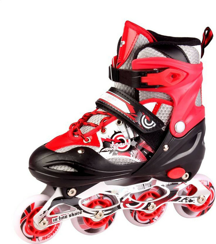 Roztocze Roller Skates ( 1 Pair) In-line Kids Size  3 UK - 6 UK(Adjustable, Beginner, Intermediate, Training, Advanced, Recreational, Multicolor)