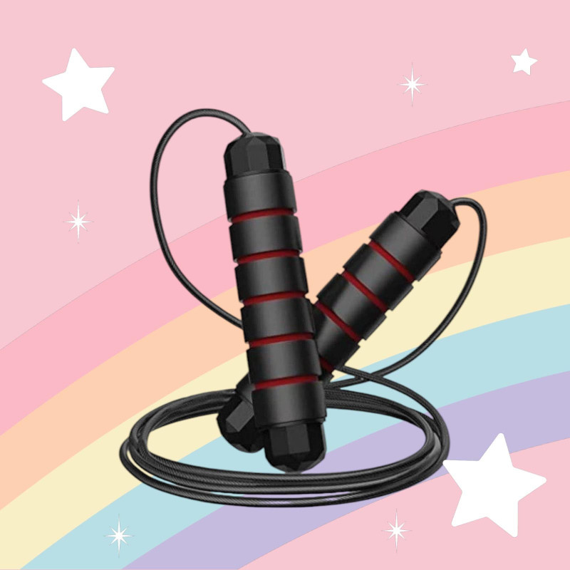 Gymisa Adjustable Length Skipping Rope for Men And Women Jump Rope for Workout Ball Bearing Skipping Rope(Length: 175 cm)