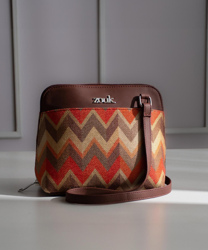 ZOUK Orange Sling Bag Tidal Wave OOO Sling Bag
