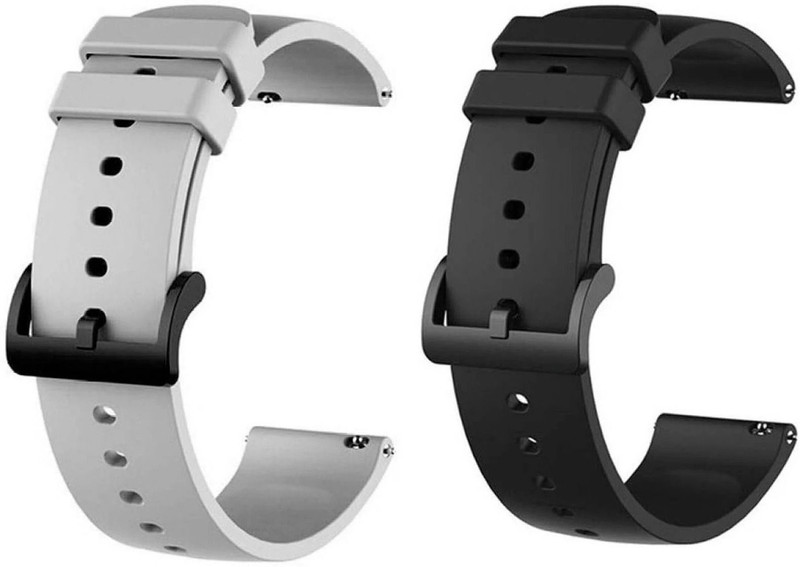 Priavy Smart watch band strap belt 22mm for ladies/Mens smartwatch band Silicon (Black, red, Grey, pink ) Smart Watch Strap(Mullti Color)