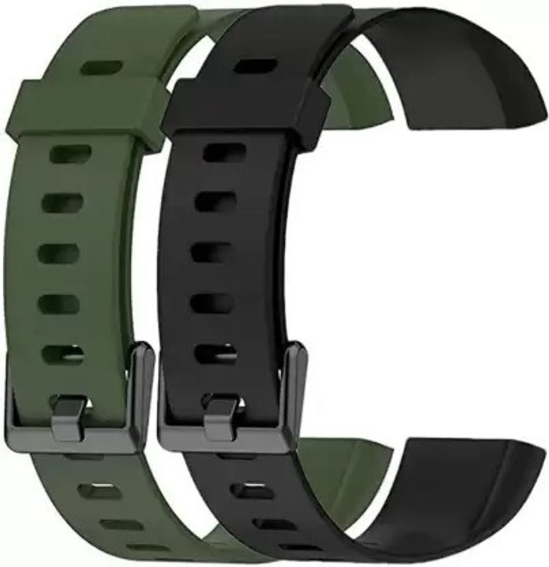 Like Star Silicon Band Strap For Realme smart Band Strap RMA183 With Metal Buckle Smart Band Strap(Brown)