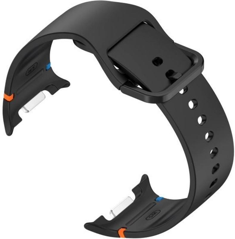 RUPELIK Color Buckle Galaxy Watch 8 40mm 44mm/Watch 8 Classic 46mm Smart Watch Strap(Black)