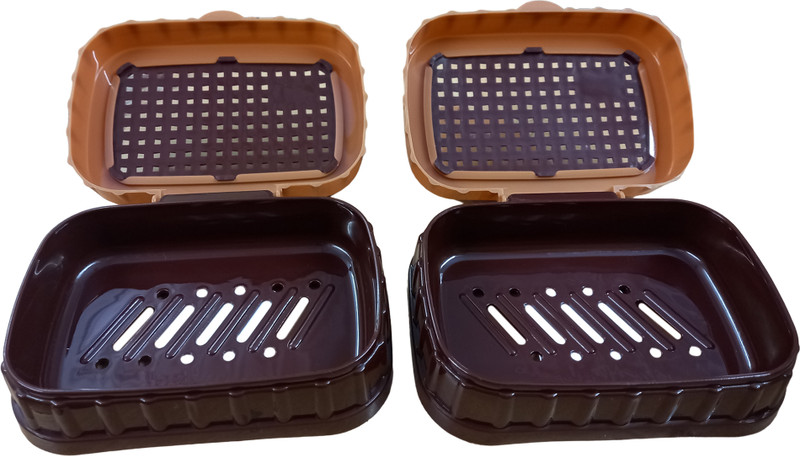 NAKODA 2 set of soap case(Brown)