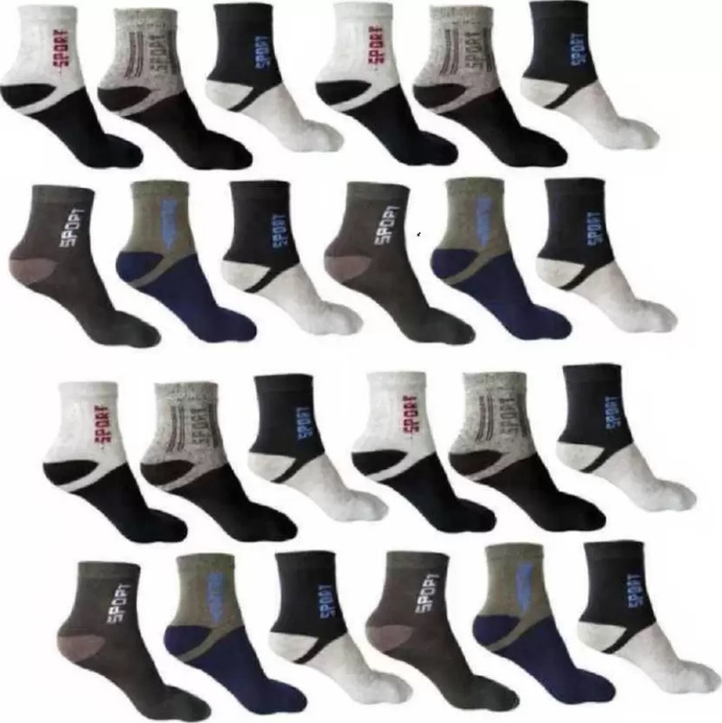 IVOLGA Men & Women Ankle Length(Pack of 12)