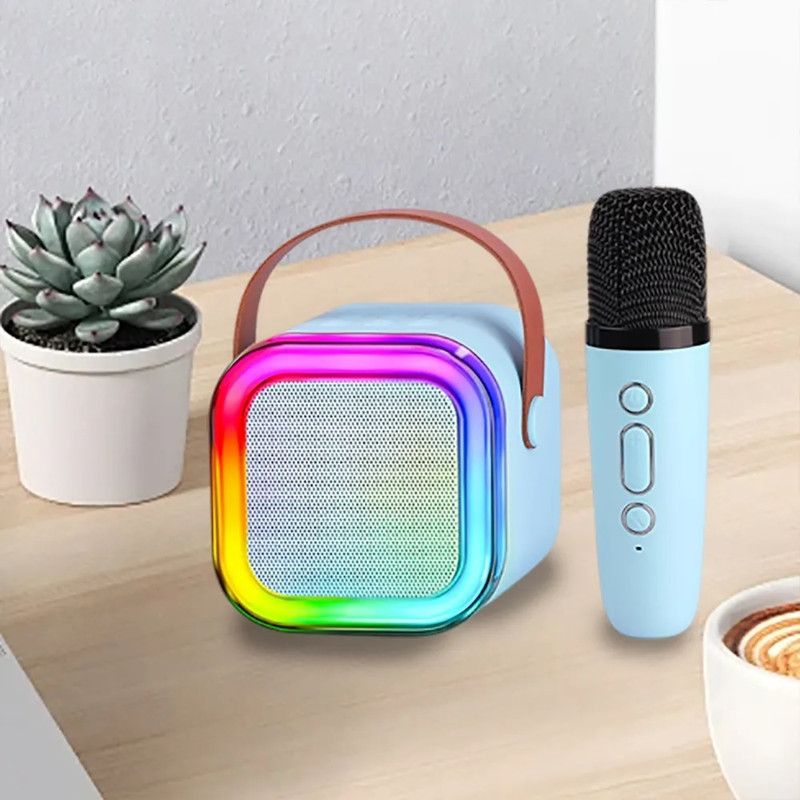 TRIMMO k12 Wireless Karaoke Mic Speaker 10 W Bluetooth Speaker(Multicolor)
