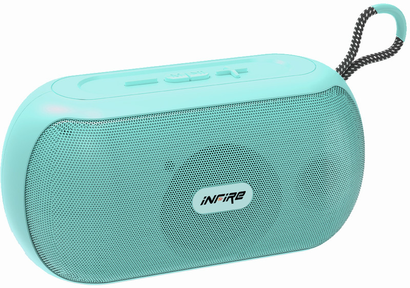 iNFiRe Groove 8W Portable Speaker, 14H Playback,BT 5.4, FM, TF/USB, TWS 8 W Bluetooth Speaker(Blue, Mono Channel)