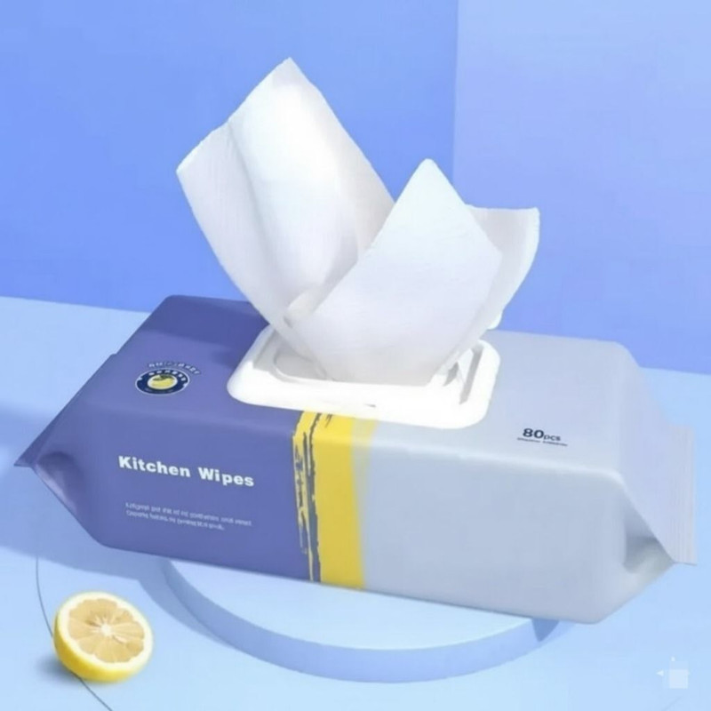 some twist 80 PCS Kitchen Cleaning Wet Wipes extra large pack household wipes Wipe Warmer
