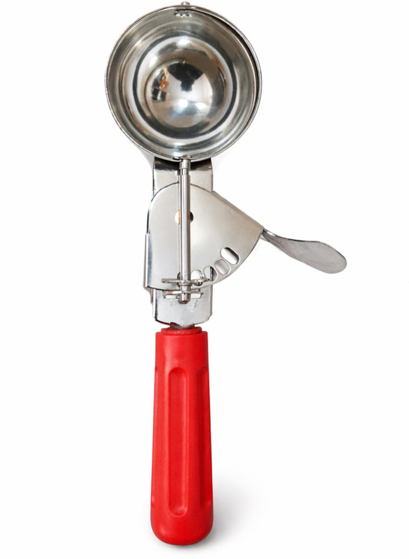 Sakoraware Smooth Trigger for Effortless Scooping of Ice Cream Sorbet Perfect Portion Size Stainless Steel Ice-cream Spoon(Pack of 1)