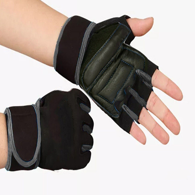 COOL INDIANS Workout Gloves with Wrist Support for Gym Workouts, Training for Men Women Gym & Fitness Gloves(Red)