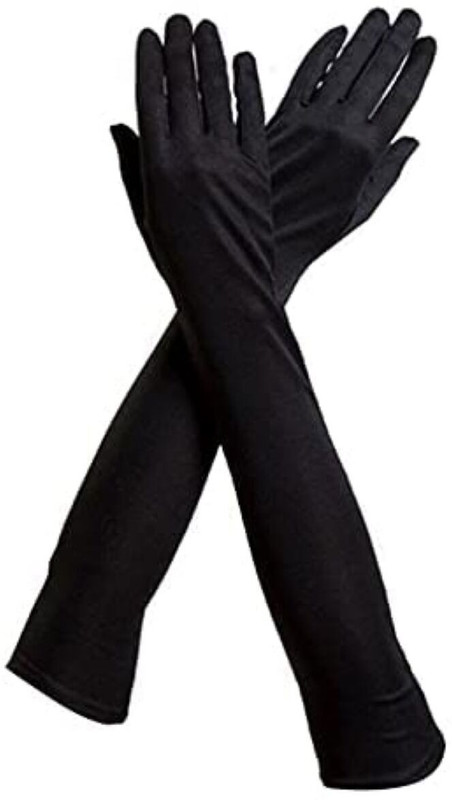LP London paree Full-Hand Long Gloves for Bike Riding, Washable, Reusable,Summer Sun Protection Riding Gloves(Black)