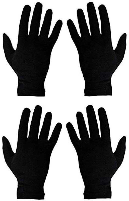 London Paree cotton Hand UV SUNBURN PROTECTOR Gloves Gym Sports Gloves Sun Burn Driving Gloves Driving Gloves(Black)
