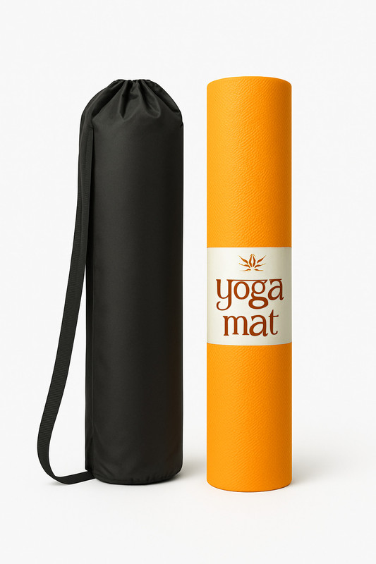 VIFITKIT By Yogarise Anti-Skid Exercise Mat with Carry Bag for Home Gym, Outdoor Workout Maroon 6 mm Yoga Mat