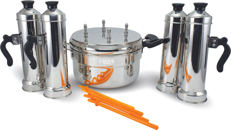 Kinox Stainless Steel PUTTU Maker/Multi PUTTU Maker / 4 in 1 PUTTU Maker Stainless Steel Steamer(1 L)