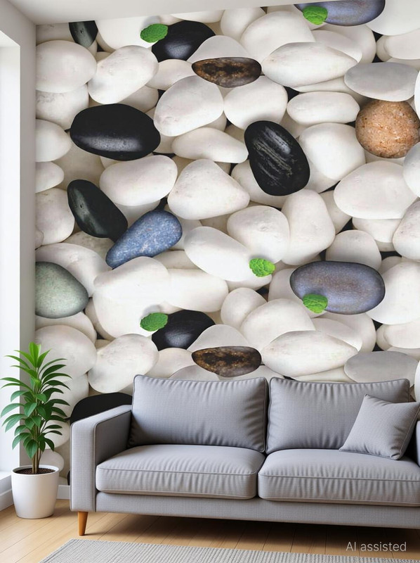 WallDaddy 300 cm x 40 cm Waterproof Nature Vinyl Wallpaper(Multicolor)