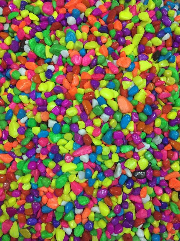 SMAB MULTICOLOR002 Regular Asymmetrical Rock Pebbles(Multicolor 2 kg)