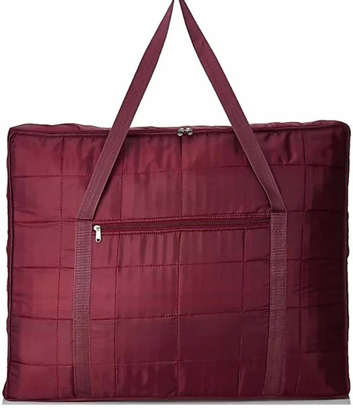 RAKh Storage Travel Bag , Blanket Cover, Duffle, Travel Multi-Purpose Bag (Maroon) Small Travel Bag  - Extra Large(Multicolor, Brown)