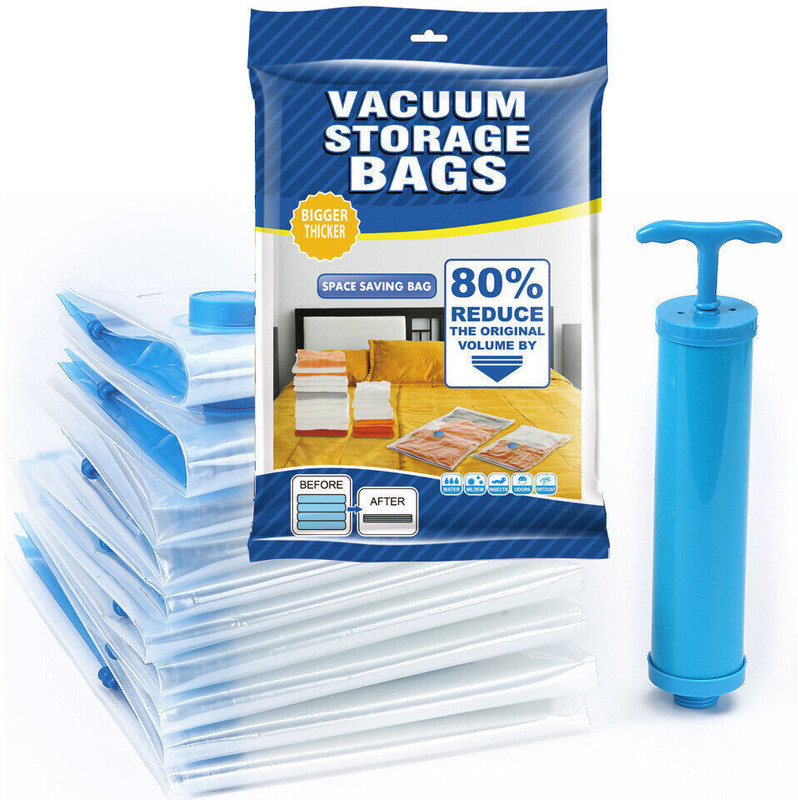BIYALI 85974 Travel Storage Vacuum Bags(Pack of 5)