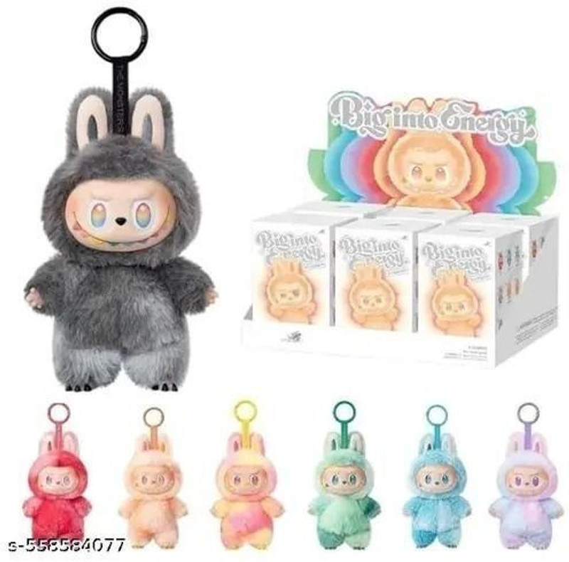 Lumous Labubu Keyring Doll - Pocket Size Collectible  - 6 inch(Multicolor)