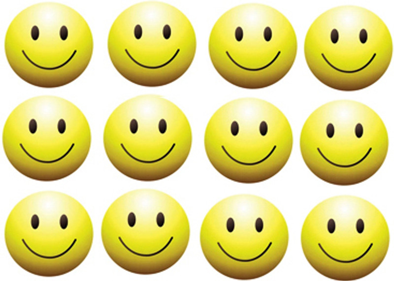 Deeshora NEW Emoji Face Squeeze Balls Best Birthday Return Gift  - 60 mm(Yellow)