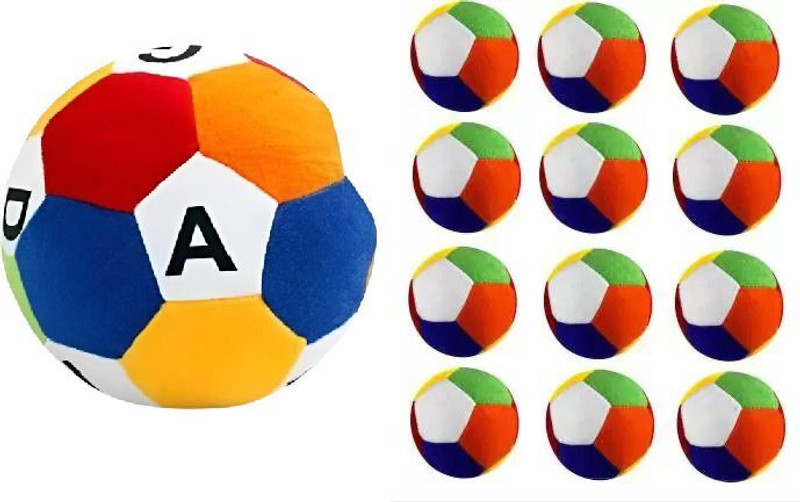 tgr cute Best Quality Super Soft Kids Bag & Football combo Toy for kids  - 30 cm(Multicolor)