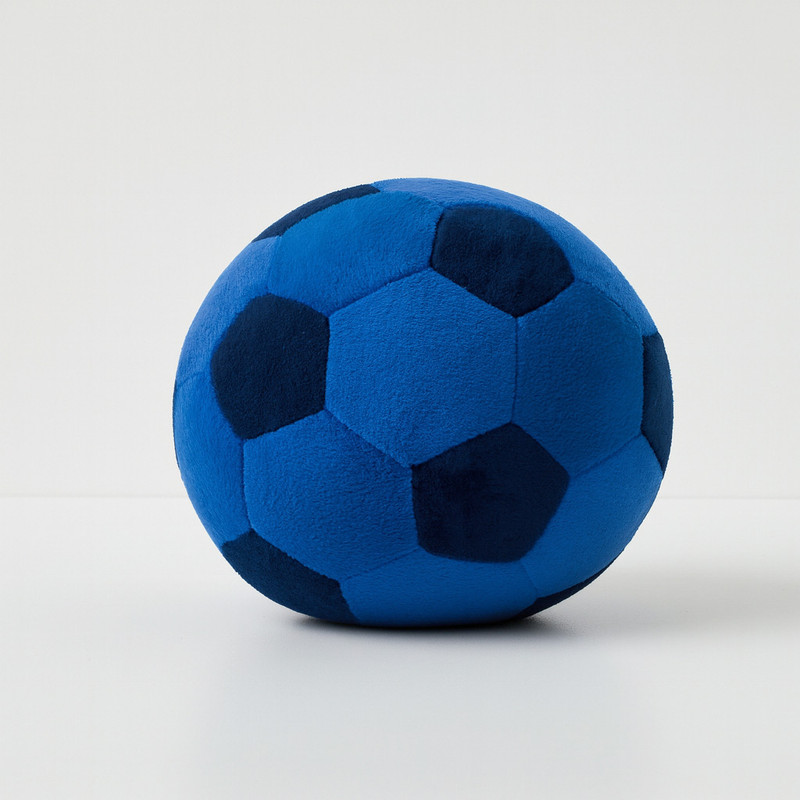 Toyingly Soft Plush Soccer Ball, Neon Green and Black, Indoor Sports Toy  - 20 cm(Green, Black)