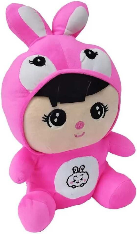 tgr cute Premium Quality| Baby Rabbit in Brown Plush Soft Toys for Your Kids-30cm  - 30 cm(brown & white)