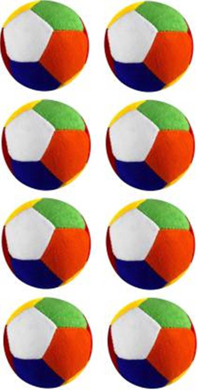 KPN New Soft Toy Ball(Combo of 8)  - 9 cm(Multicolor)