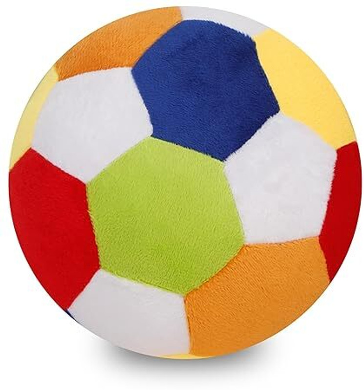 SRE Soft Ball for Kids Perfect for Return & Birthday Gift | Age 6 Months Onwards  - 25 cm(Multicolor)