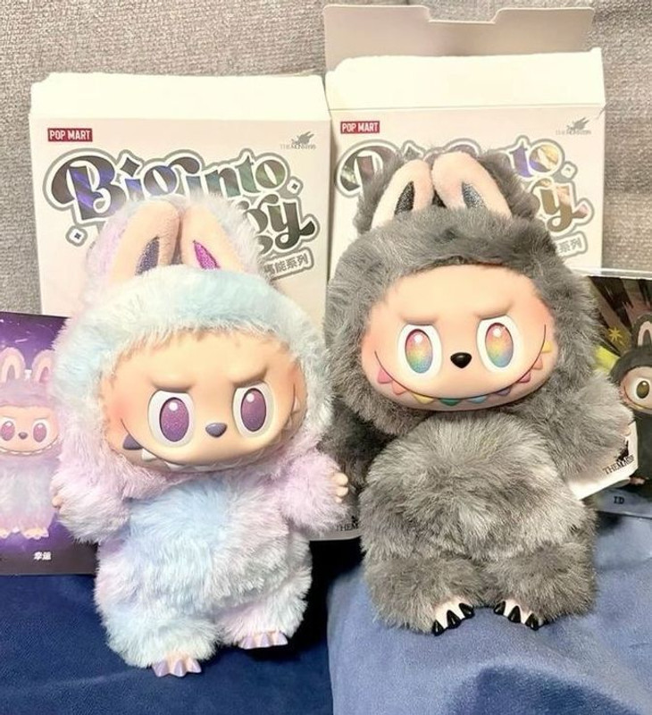 BooBum cute labubu doll pack of 2 (random color)  - 17 cm(Multicolor)