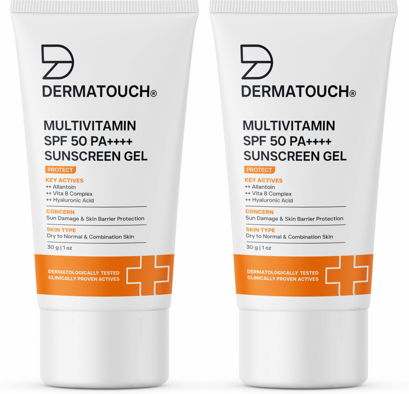 Dermatouch Sunscreen - SPF 50 PA++++ MULTIVITAMIN SPF 50 PA+++ SUNSCREEN GEL(60 g)