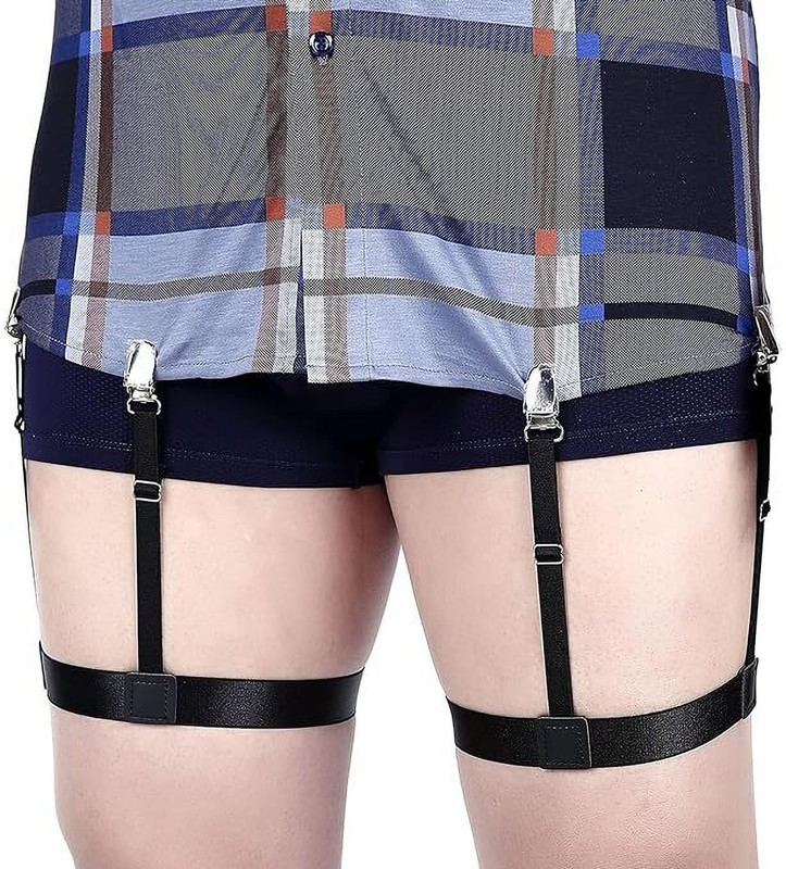 Uniqon X- Back Suspenders for Men(Black)
