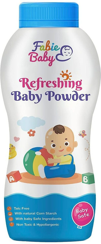 Fabie Baby Talc-Free Natural Baby Powder(White)