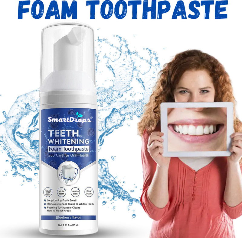 smartdrops Anti-Bacterial & Deep Whitening Toothpaste Teeth Whitening Kit