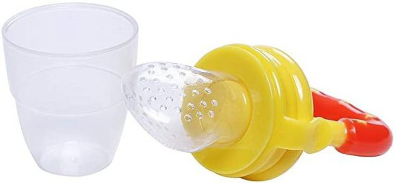 R CREATION Fruit Feeder, Nibbler, Pacifier, Soother  - silicon(Yellow)