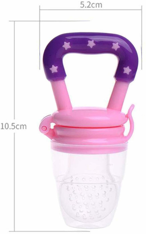 SuperDaze Baby Fruit Nibbler Teether - Multicolor Feeder(Pink)