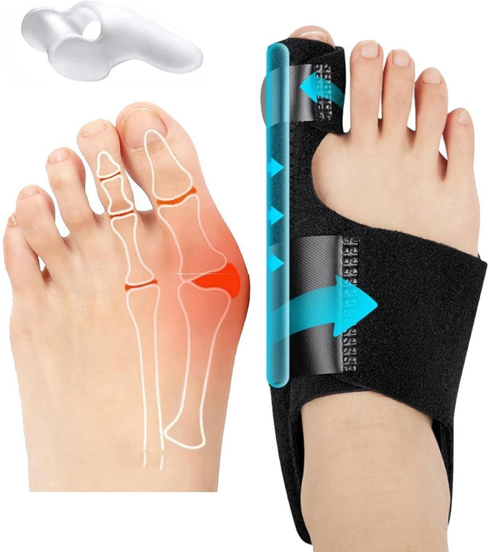 ATOM MEDTECH Bunion Corrector Toe Separator Adjustable Hallux Valgus Splint for Pain Relief(Pack Of 1)