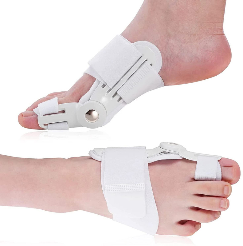 SIDGO Toe Corrector Device Bunion Treatment Orthopedic Brace Splint Splints (White)(Pack Of 1)