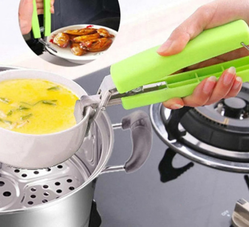 Imegaz hot plate bowls clamp Holder Tong for home and kitchen Pack of 2 3 cm Utility Pakkad(Pack of 2)