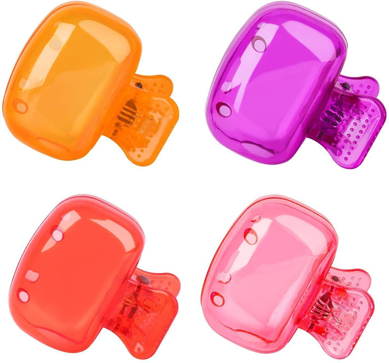 Delviro Toothbrush Protector Cap Brush Pod Case Protective Portable Plastic Clip M103 Plastic Toothbrush Holder(Multicolor)